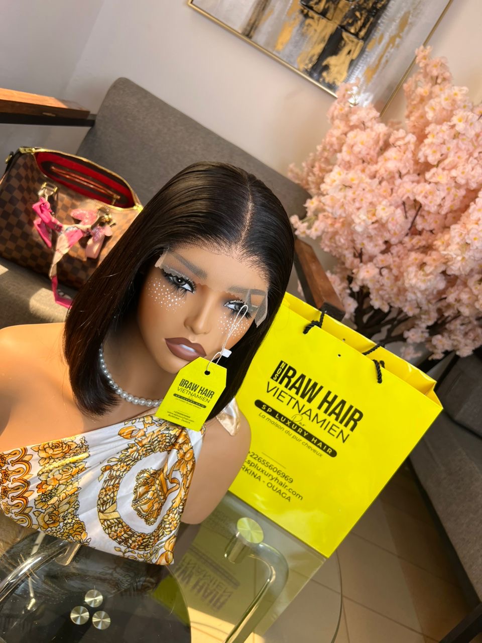 LA CORINE RAW HAIR BOB WIG CLOSURE 5x5