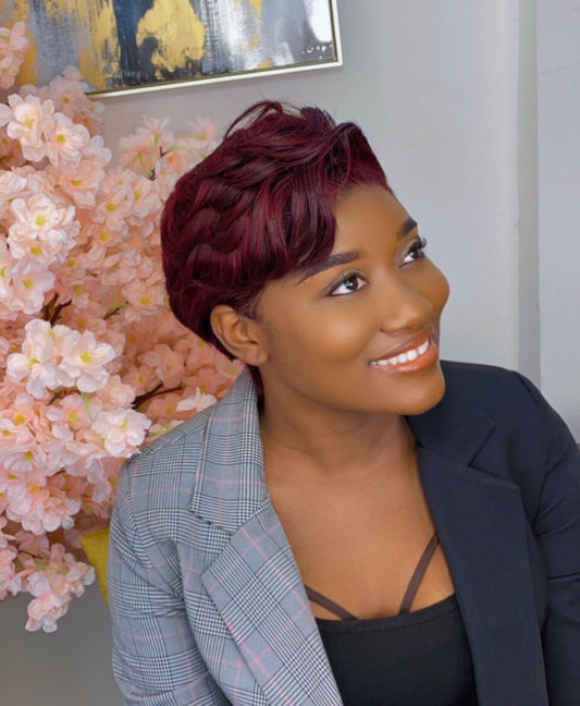 LA TESSIA Black Frontal Boyfriend