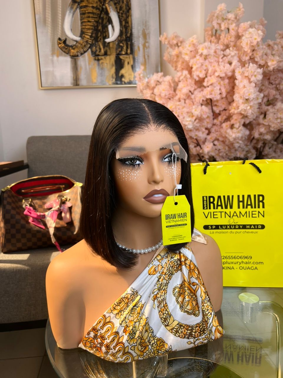 LA CORINE RAW HAIR BOB WIG CLOSURE 5x5
