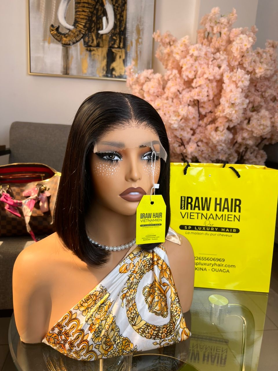 LA CORINE RAW HAIR BOB WIG CLOSURE 5x5