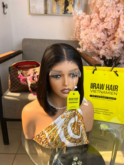 LA CORINE RAW HAIR BOB WIG CLOSURE 5x5