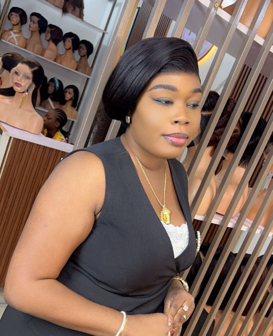 LA TIMAYA Black Frontal Boyfriend